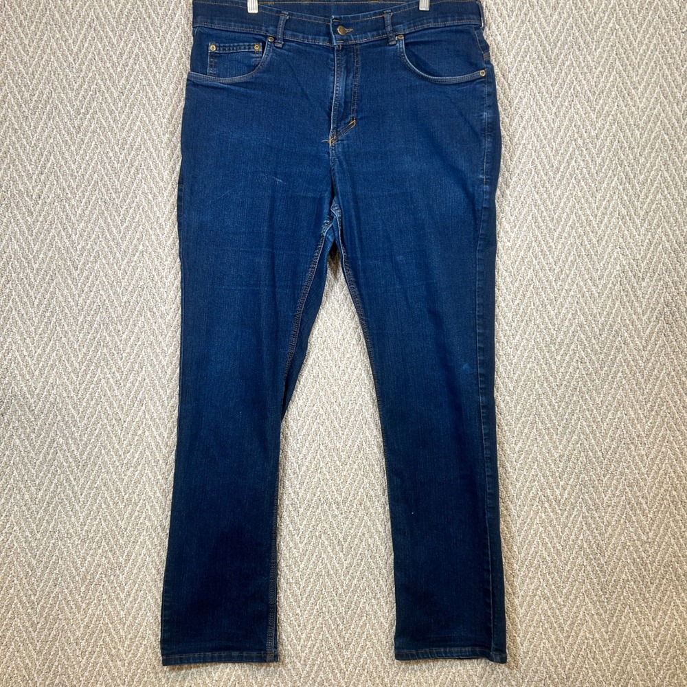 Origin Maine Jeans Mens 38x30 Delta 68 Fit Dark Wash Straight Leg Made in USA